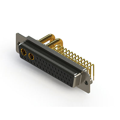 630-43W2250-4TA by EDAC Inc. - CONNECTOR D-SUB RCPT 43POS R/A SLDR