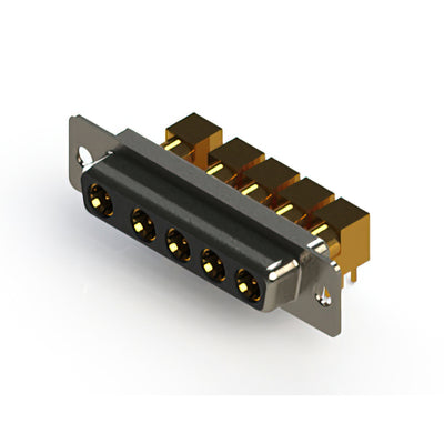 630-5W5-240-5T1 by EDAC Inc. - CONNECTOR D-SUB RCPT 5POS R/A SLDR