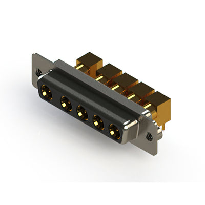 630-5W5-640-7T2 by EDAC Inc. - CONNECTOR D-SUB RCPT 5POS R/A SLDR