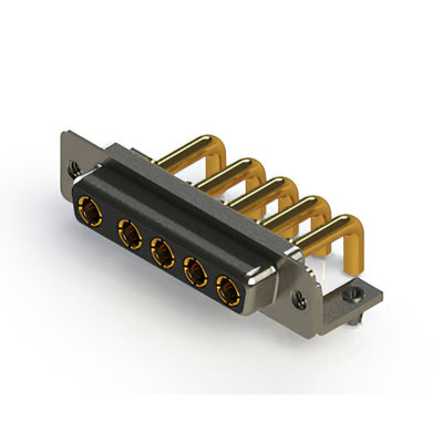 630-5W5-650-3TB by EDAC Inc. - CONNECTOR D-SUB RCPT 5POS R/A SLDR