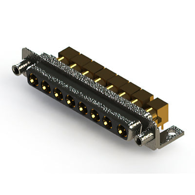630-8W8-640-5NE by EDAC Inc. - CONNECTOR D-SUB RCPT 8POS R/A SLDR