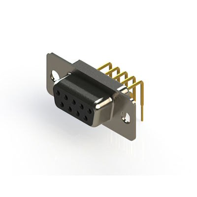 630-M09-240-BN1 by EDAC Inc. - 630M SERIES RIGHT ANGLE D-SUB