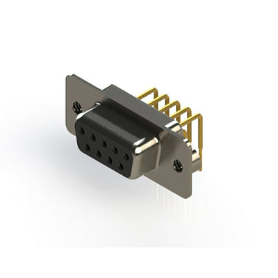 630-M09-240-BN2 by EDAC Inc. - 630M SERIES RIGHT ANGLE D-SUB