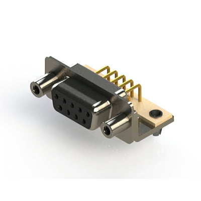630-M09-240-BN5 by EDAC Inc. - 630M SERIES RIGHT ANGLE D-SUB