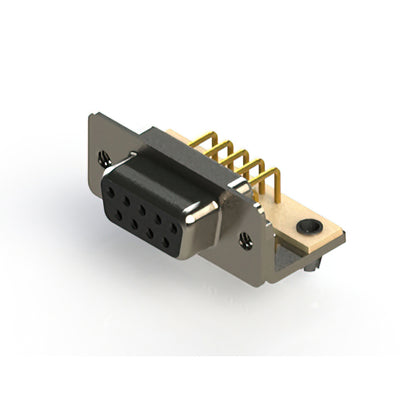 630-M09-240-BT3 by EDAC Inc. - 630M SERIES RIGHT ANGLE D-SUB