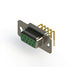 630-M09-240-GN1 by EDAC Inc. - 630M SERIES RIGHT ANGLE D-SUB