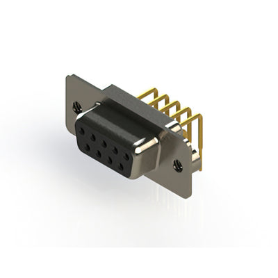 630-M09-340-BN2 by EDAC Inc. - 630M SERIES RIGHT ANGLE D-SUB
