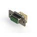 630-M09-340-GN2 by EDAC Inc. - 630M SERIES RIGHT ANGLE D-SUB