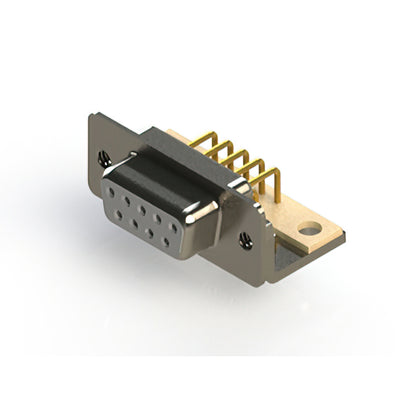 630-M09-340-WT4 by EDAC Inc. - 630M SERIES RIGHT ANGLE D-SUB