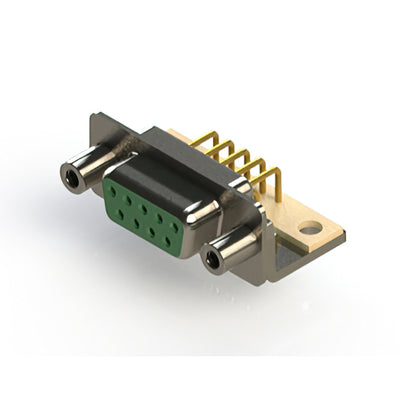 630-M09-640-GT6 by EDAC Inc. - 630M SERIES RIGHT ANGLE D-SUB