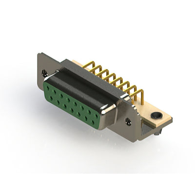 630-M15-240-GN3 by EDAC Inc. - 630M SERIES RIGHT ANGLE D-SUB