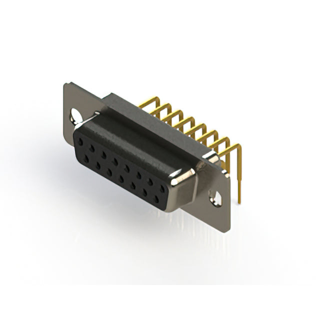 630-M15-340-BT1 by EDAC Inc. - 630M SERIES RIGHT ANGLE D-SUB