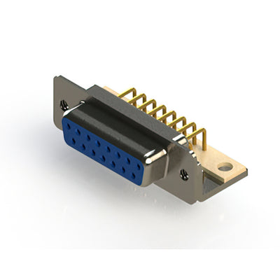 630-M15-340-LT4 by EDAC Inc. - 630M SERIES RIGHT ANGLE D-SUB