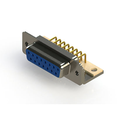 630-M15-640-LN4 by EDAC Inc. - 630M SERIES RIGHT ANGLE D-SUB