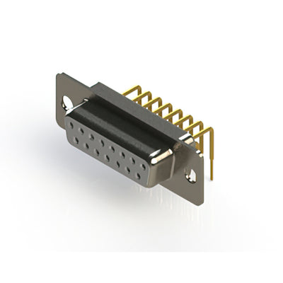 630-M15-640-WT1 by EDAC Inc. - 630M SERIES RIGHT ANGLE D-SUB