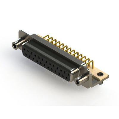630-M25-240-BT5 by EDAC Inc. - 630M SERIES RIGHT ANGLE D-SUB