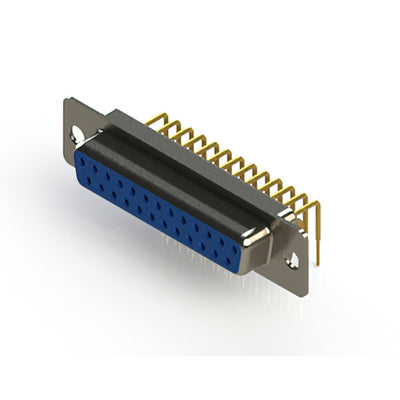 630-M25-240-LN1 by EDAC Inc. - 630M SERIES RIGHT ANGLE D-SUB