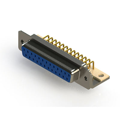 630-M25-240-LT4 by EDAC Inc. - 630M SERIES RIGHT ANGLE D-SUB