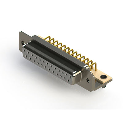 630-M25-240-WT3 by EDAC Inc. - 630M SERIES RIGHT ANGLE D-SUB