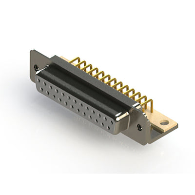 630-M25-240-WT4 by EDAC Inc. - 630M SERIES RIGHT ANGLE D-SUB