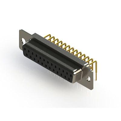 630-M25-340-BN1 by EDAC Inc. - 630M SERIES RIGHT ANGLE D-SUB
