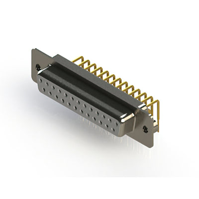 630-M25-340-WN2 by EDAC Inc. - 630M SERIES RIGHT ANGLE D-SUB