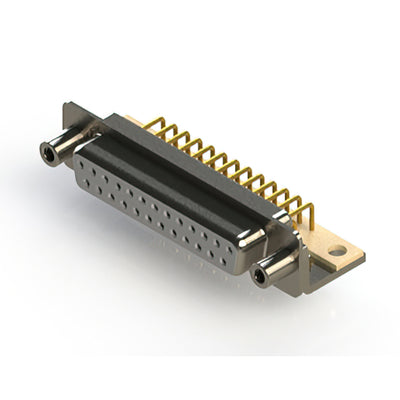 630-M25-340-WN6 by EDAC Inc. - 630M SERIES RIGHT ANGLE D-SUB
