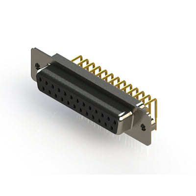 630-M25-640-BN2 by EDAC Inc. - 630M SERIES RIGHT ANGLE D-SUB