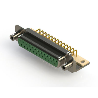 630-M25-640-GN6 by EDAC Inc. - 630M SERIES RIGHT ANGLE D-SUB