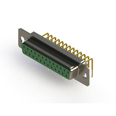 630-M25-640-GT1 by EDAC Inc. - 630M SERIES RIGHT ANGLE D-SUB