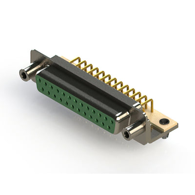 630-M25-640-GT5 by EDAC Inc. - 630M SERIES RIGHT ANGLE D-SUB