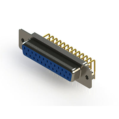 630-M25-640-LT2 by EDAC Inc. - 630M SERIES RIGHT ANGLE D-SUB