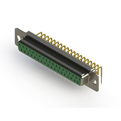 630-M37-240-GN1 by EDAC Inc. - 630M SERIES RIGHT ANGLE D-SUB