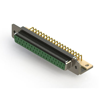 630-M37-240-GT4 by EDAC Inc. - 630M SERIES RIGHT ANGLE D-SUB