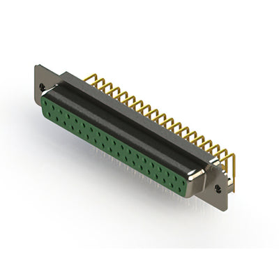 630-M37-340-GT2 by EDAC Inc. - 630M SERIES RIGHT ANGLE D-SUB