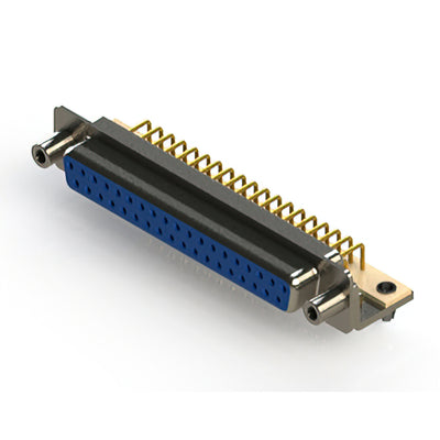 630-M37-340-LN5 by EDAC Inc. - 630M SERIES RIGHT ANGLE D-SUB