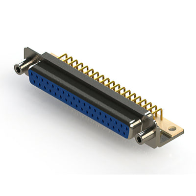 630-M37-340-LT6 by EDAC Inc. - 630M SERIES RIGHT ANGLE D-SUB