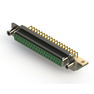 630-M37-640-GN6 by EDAC Inc. - 630M SERIES RIGHT ANGLE D-SUB