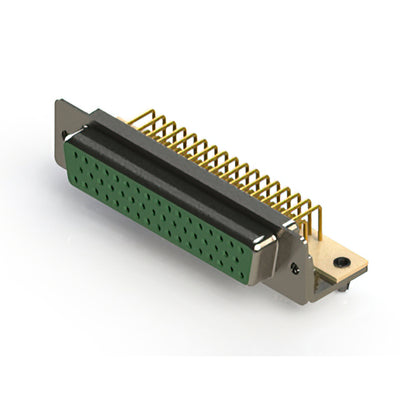 630-M50-340-GN3 by EDAC Inc. - 630M SERIES RIGHT ANGLE D-SUB