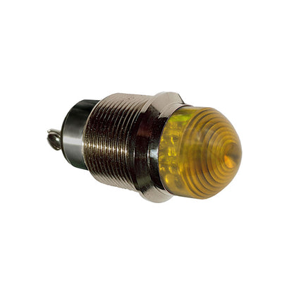 6303703304F by Dialight - 30MM DOM YL 12VDC W/TERM