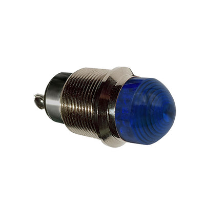 6303803304F by Dialight - 30MM DOM BL 12VDC W/TERM