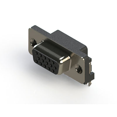 632-015-366-535 by EDAC Inc. - 632 SERIES RIGHT ANGLE D-SUB REC