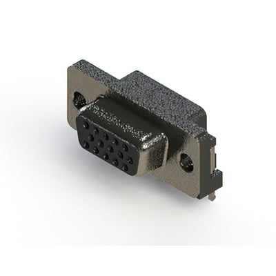 632-015-666-031 by EDAC Inc. - 632 SERIES RIGHT ANGLE D-SUB REC