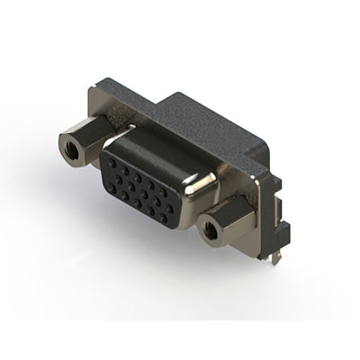 632-015-666-533 by EDAC Inc. - 632 SERIES RIGHT ANGLE D-SUB REC
