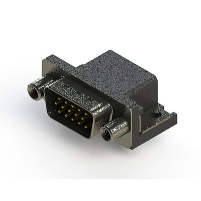 633-015-663-010 by EDAC Inc. - 633 SERIES RIGHT ANGLE D-SUB PLU