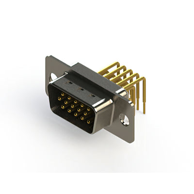 633-M15-363-WT1 by EDAC Inc. - 633M SERIES RIGHT ANGLE D-SUB PL