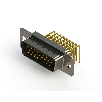 633-M26-363-WT1 by EDAC Inc. - 633M SERIES RIGHT ANGLE D-SUB PL