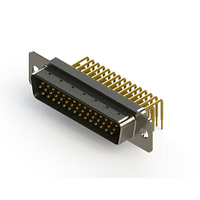 633-M44-263-WT1 by EDAC Inc. - 633M SERIES RIGHT ANGLE D-SUB PL