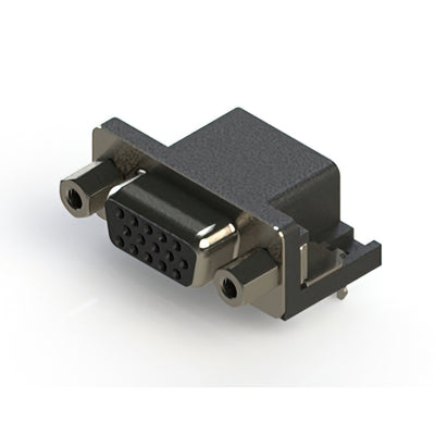 634-015-363-033 by EDAC Inc. - 634 SERIES RIGHT ANGLE D-SUB REC