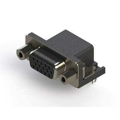 634-015-363-543 by EDAC Inc. - 634 SERIES RIGHT ANGLE D-SUB REC